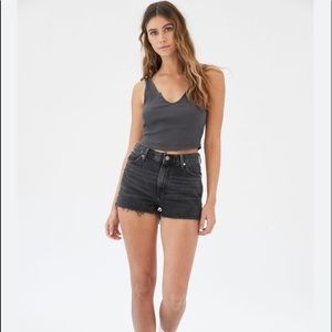 UO denim shorts